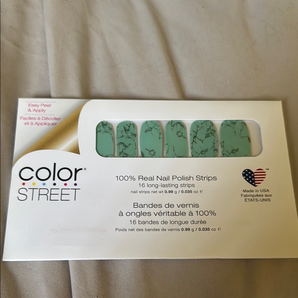 Color Street Vibrant Nail Strips Mojave Turquoise